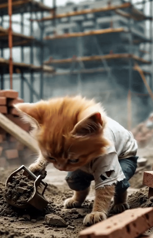 [서울=뉴시스] 중국에서 AI가 제작한 동물 드라마가 누리꾼 사이서 인기를 끌고 있다. (사진 = @meowstory_club 틱톡 갈무리) 2025.06.16. *재판매 및 DB 금지