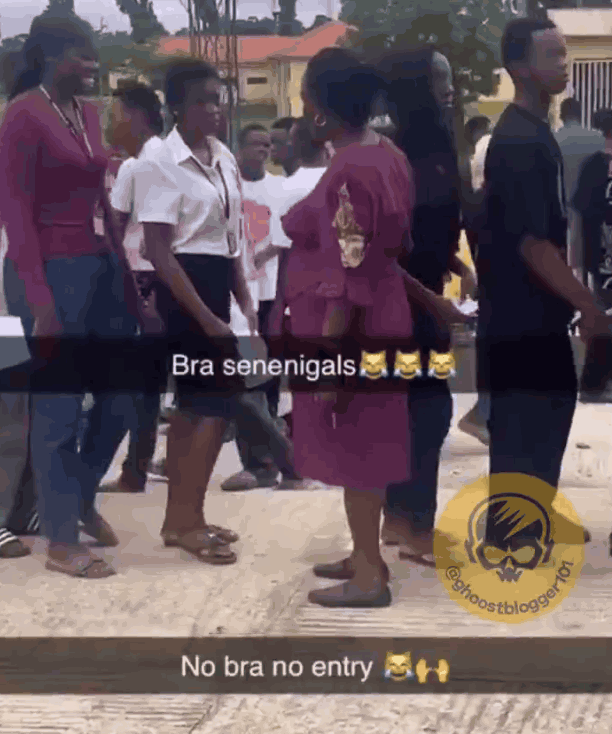 나이지리아 올라비시 오나반조 대학교에서 시험장 입장을 앞둔 여학생들에게 브래지어 착용 여부를 확인한다며 교직원이 직접 가슴을 만진 영상이 확산돼 인권 침해 논란이 커지고 있다. 학생들과 인권단체는 “모욕적이고 비인간적인 행위”라고 강하게 반발했다. (사진=X, 옛 트위터)