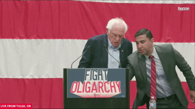 버니 샌더스 미국 상원의원은 미국의 이란 핵시설 공습 소식을 접하고 놀라는 모습. 샌더스 상원의원 X계정