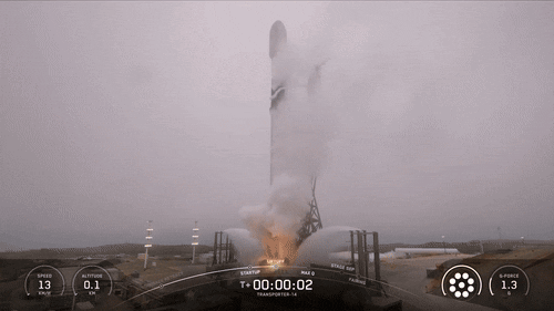 스페이스X 팰컨9로켓이 23일 반덴버그 우주군 기지에서 발사됐다. (영상=스페이스X 엑스)