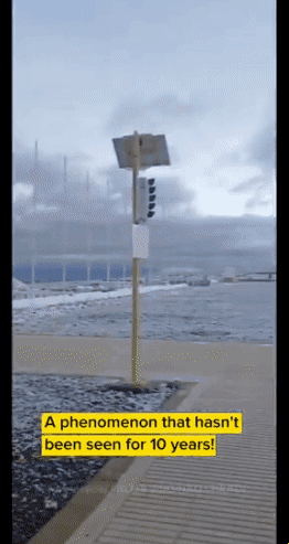 칠레 아타카마 사막에 10여년만에 눈이 내린 풍경. 아타카마 대형 밀리미터/서브밀리미터 집합체(ALMA) 연구소 제공