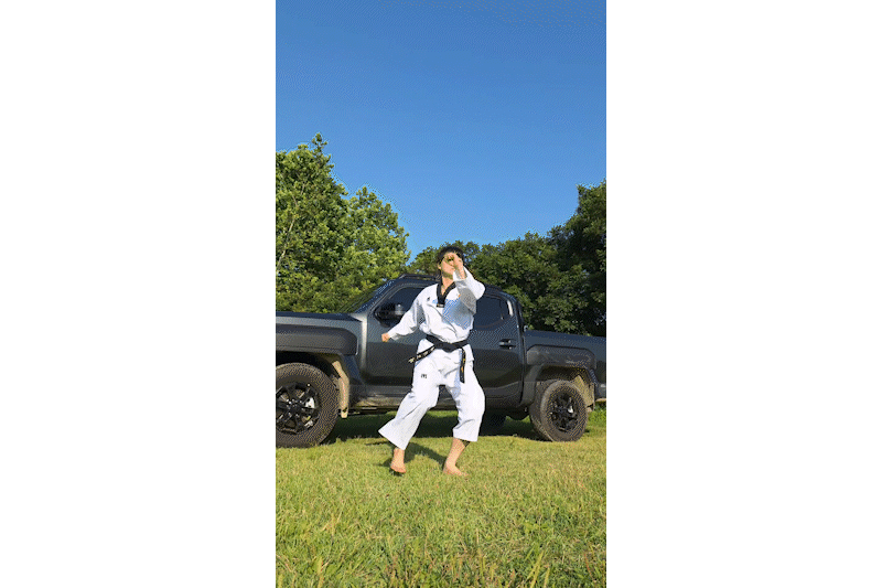 삼성 갤럭시 슬로우 모션 기능을 활용해 편집한 장면.