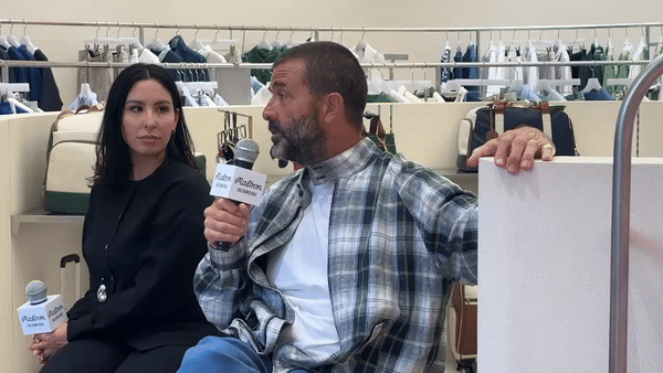 말본골프 창업자 스티브 말본과 에리카 말본이 4일 서울 성동구 성수동에 오픈한 '말본 성수'에서 기자간담회를 하고 있다. *재판매 및 DB 금지