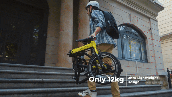 무게 12kg에 불과한 초경량 전기자전거가 1천99달러라는 놀라운 가격에 나왔다. (출처=다혼 유튜브)