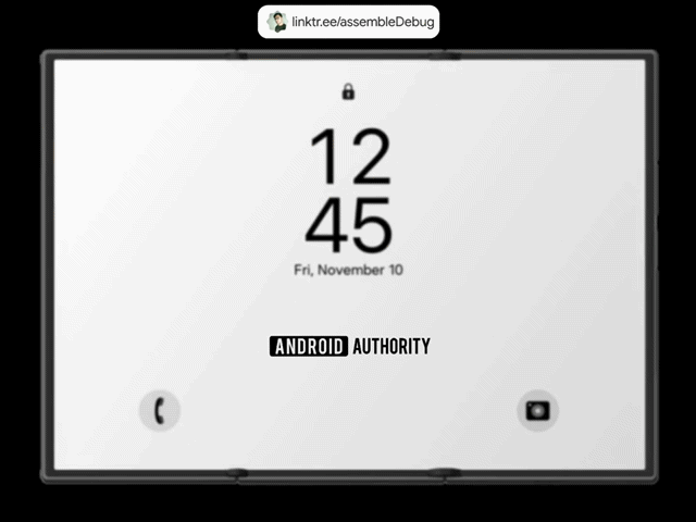 [서울=뉴시스] 미 IT 전문매체 안드로이드어서리티가 인용한 최신 One UI 8 빌드 포함 애니메이션 일부. (사진=안드로이드어서리티 갈무리) *재판매 및 DB 금지