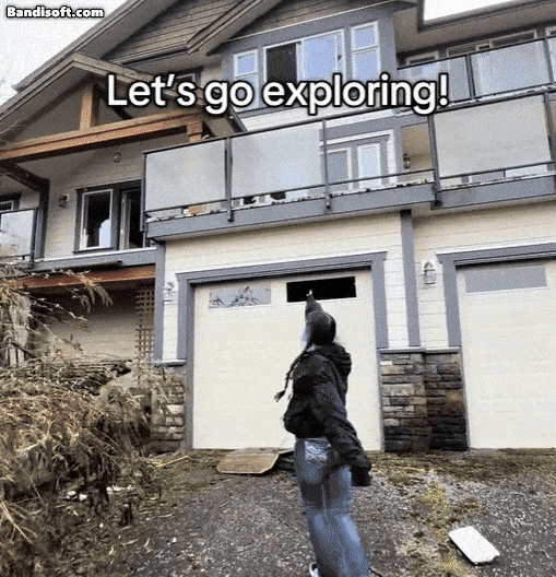 ‘어반 익스(urban exploration, UrbanEx)’ 챌린지 영상. 폐가를 탐험하는 내용의 콘텐츠가 온라인상에서 유행을 타고 있지만, 이는 무단침입에 해당돼 불법이다. [틱톡 캡처]