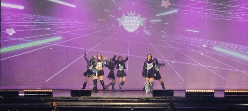 ‘2025 K팝 커버댄스 페스티벌 인 멕시코’에서 우승한 ‘매드비트 크루’가 공연을 펼치고 있다.