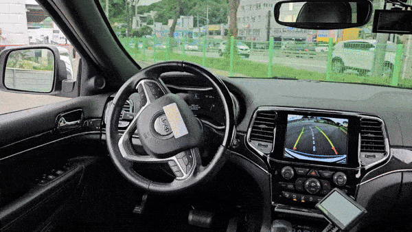 서울로보틱스 자율주행 차량 내부 모습 /영상=최태범 기자