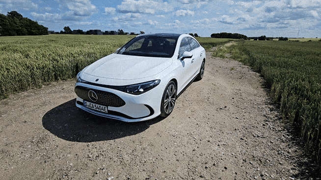 더 뉴 CLA 외관. 코펜하겐=서재근 기자