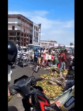 17일 프리프레스저널은 지난 16일 새벽(현지시각) 발생한 인도의 한 망고 트럭 전복 사건의 현장을 공유했다. 사건을 목격한 시민들이 전복된 트럭에서 떨어진 망고를 주워 담기 여념 없는 모습이 담겼다. *재판매 및 DB 금지