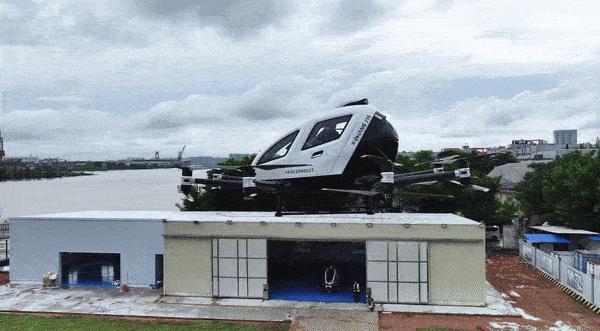 중국 eVTOL 제조업체 이항의 EH216-S/동영상=블룸버그 캡쳐