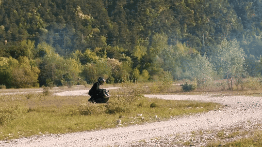 하늘을 나는 오토바이 에어바이크의 미공개 시연 영상이 공개됐다. (영상=볼로나트 유튜브)