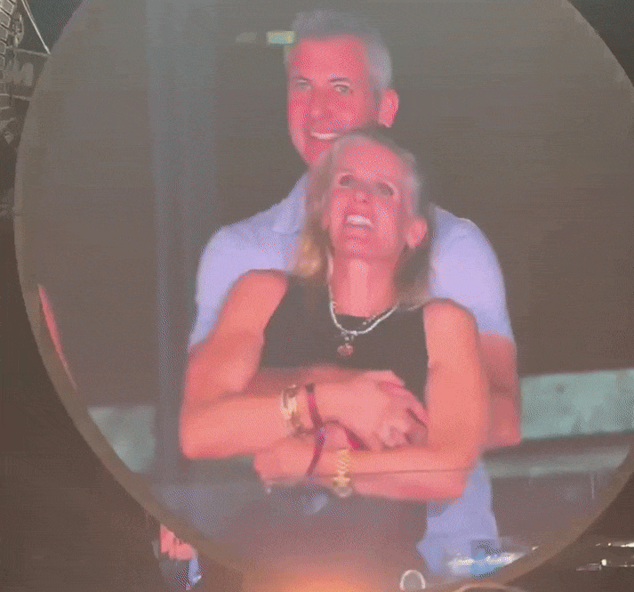 미국의 유명 AI 업체 CEO의 불륜 현장이 콘서트 전광판에 포착됐다. 틱톡 영상 캡처