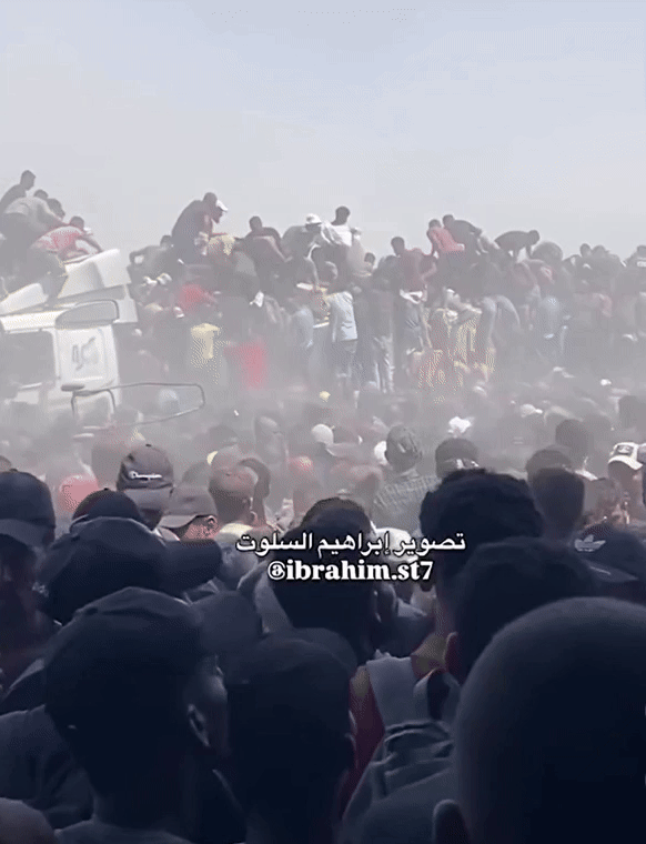 소셜미디어에서 확산되고 있는 같은 시점 지상에서 촬영한 영상이다. (출처=인스타그램) *재판매 및 DB 금지