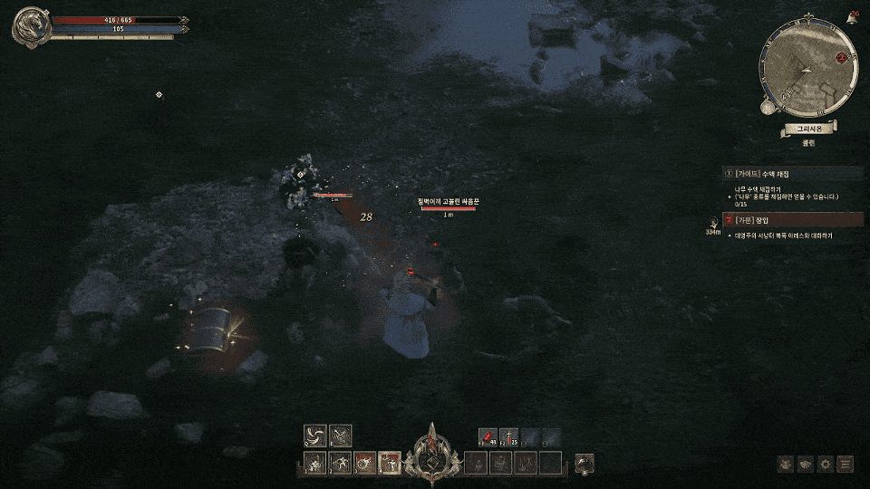 - 2개의 무기를 활용해 사이클을 굴리는 재미가 있다