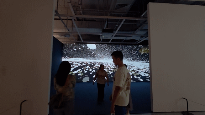 [사진=박현주 미술전문기자] 5일 광동미술관에서 개막한 박종규 개인전 영상 설치 작품 전경. 2025.08.05 hyun@newsis.com *재판매 및 DB 금지