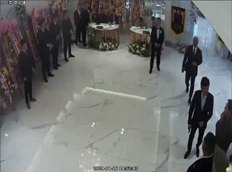 서울 강서 일대 한 폭력조직 결혼식 장면. 사진 제공=서울경찰청