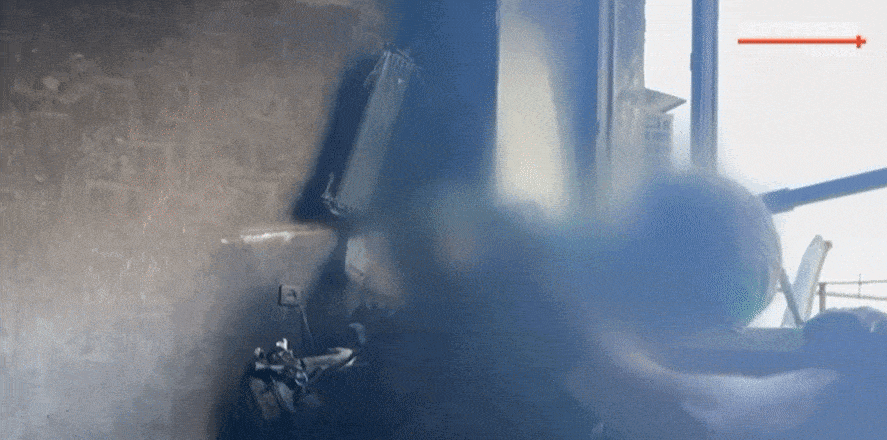 공개된 영상의 일부