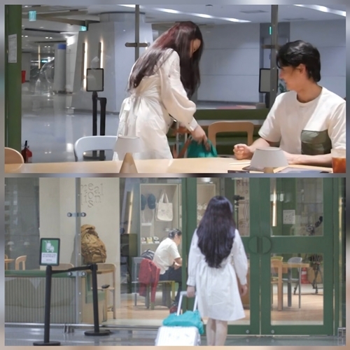 윤시윤 모자 인터뷰 장면