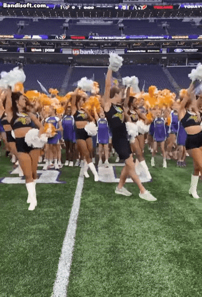 미국프로풋볼(NFL) 미네소타 바이킹스의 남성 치어리더./인스타그램