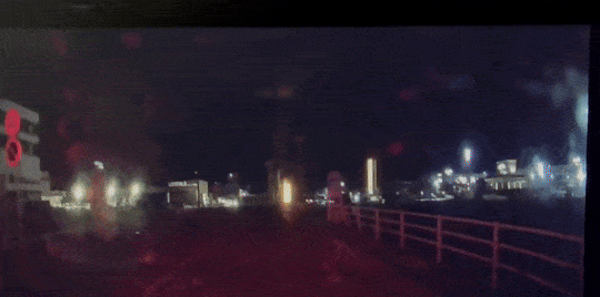 19일 일본 가고시마현에서 목격된 화구. 사진=엑스(@kuExB9lmhR23vJ6) 캡처