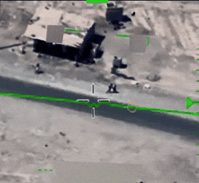 2022년 중동에서 미군 MQ-9 리퍼 드론 카메라에 포착된 금속 구체. AARO 제공