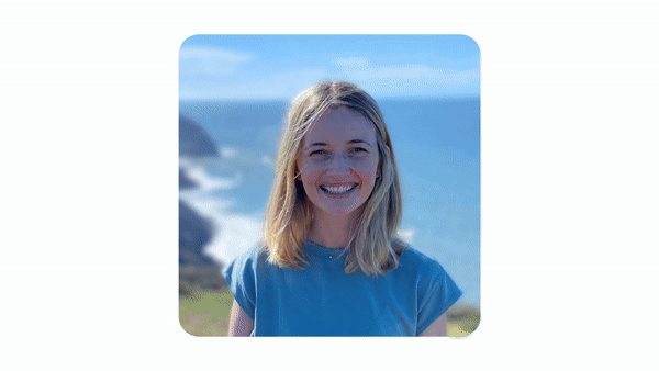 한 여성의 의상과 배경 전환(구글 제공)