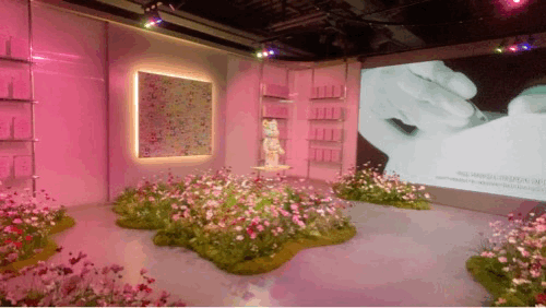 MCM 하우스 3층에 마련된 ‘BE@RBRICK in MCM Wonderland’ 전시 풍경. 심하연 기자