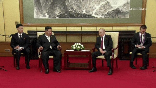 중국 전승절 80주년 열병식 참석차 중국을 방문 중인 북한 김정은 국무위원장과 블라디미르 푸틴 러시아 대통령이 3일 현지에서 양자회담을 개최하고 있다. 2025.9.3 크렘린궁 공보실