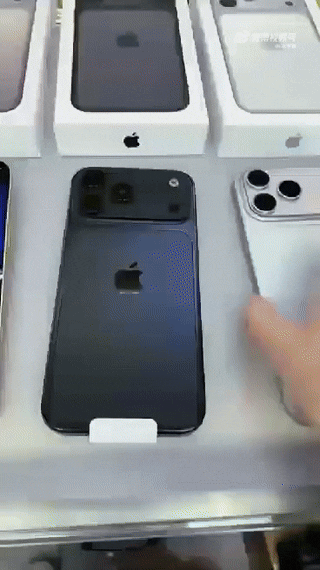 아이스유니버스가 양산된 아이폰17 프로 맥스라며 제품 영상을 공개했다. (출처=아이스 유니버스 웨이보)