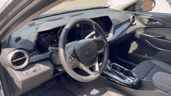 쉐보레 트랙스 크로스오버 차량 내부./사진=백유진 기자 byj@