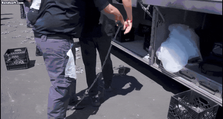 미국 이민세관단속국(ICE)이 공개한 현대차-LG엔솔 공장 불법이민자 단속 영상./ ICE