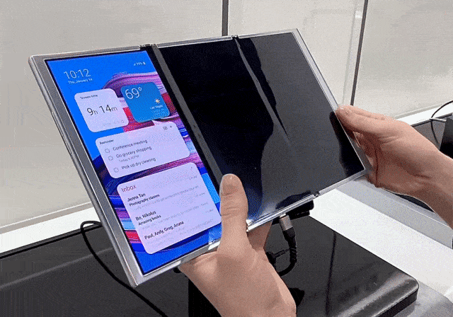 삼성 트리폴드폰 시제품