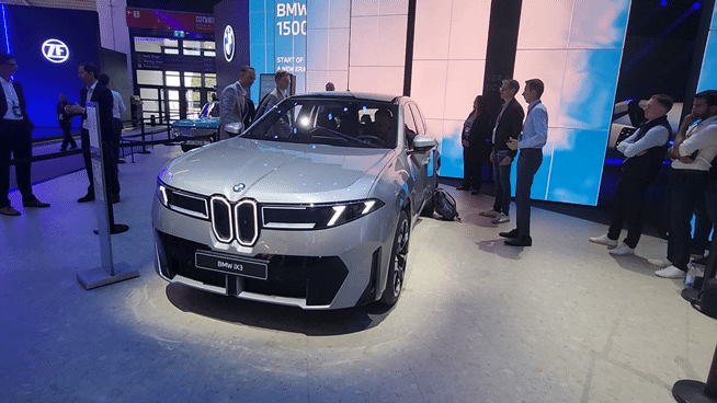 IAA 모빌리티 2025에서 공개된 BMW iX3. 뮌헨=박성완 기자