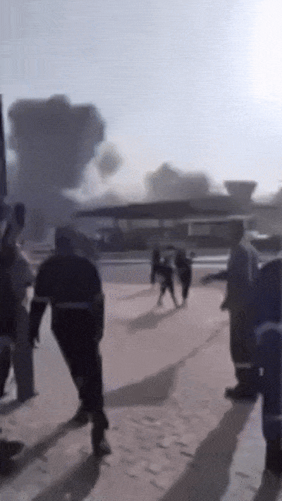 9일(현지시간) 카타르 수도 도하의 카타라 지구에서 강력한 폭발이 발생했다. 2025.9.9 인스타그램