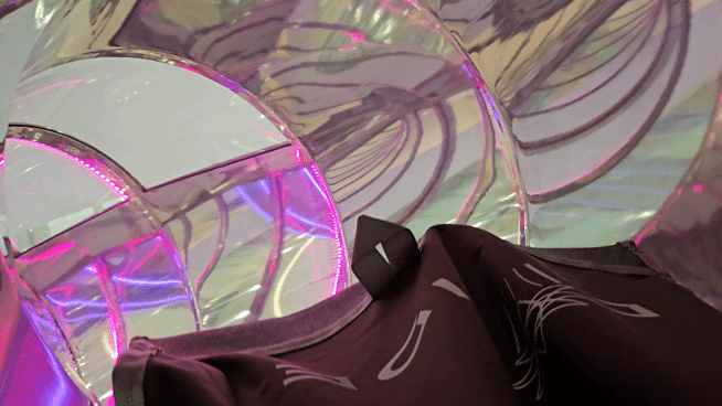 기자가 직접 타본 미끄럼틀 내부/영상=유지희 기자