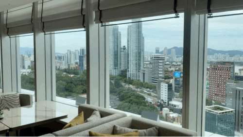 30층에 위치한 클럽 라운지 웨스틴 클럽. 심하연 기자