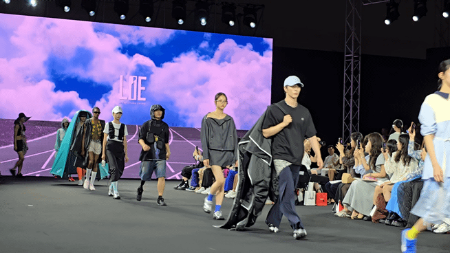 지난 4일 서울패션위크 LIE 2026 S/S 컬렉션 런웨이쇼 (사진=김지우 기자)