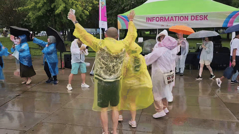 17일 서울 여의도 한강공원에서 열린 '케이 데이 인 한강'(K-day in Hangang). 영상=신용현 기자