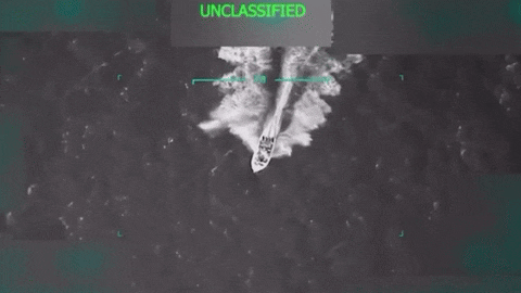 미국이 격침한 베네수엘라 마약운반선 짤 480