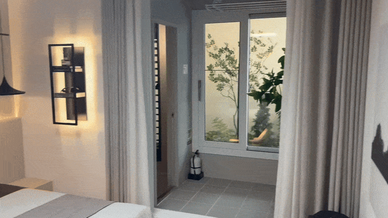 철산역 자이 견본주택 84㎡ 유닛 안방의 모습. 정주원 기자