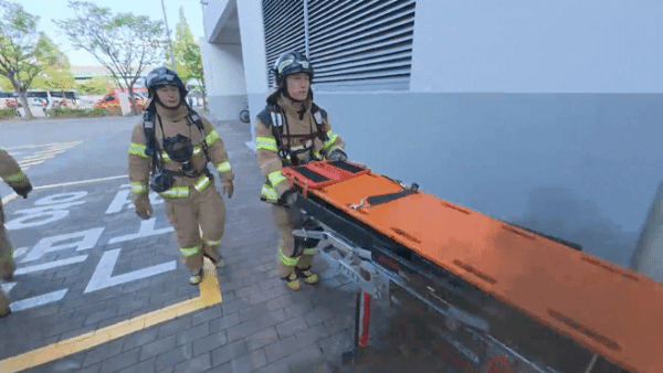 부산 강서체육공원에서 진행된 제3차 '레디 코리아(Ready Korea)'훈련 모습. 뉴스1 구진욱 기자