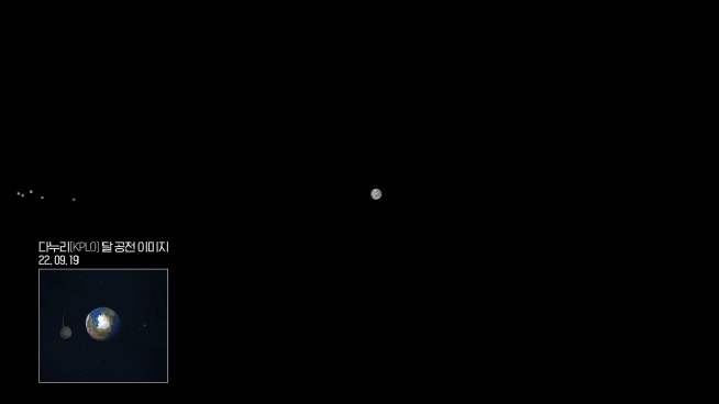 달이 지구 앞을 통과하는 과정을 다누리가 담아냈다. [사진=항우연]