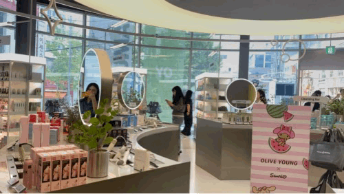 올리브영 부산전포역점 내부 모습. 심하연 기자