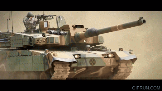 현대로템 K2 전차의 기동 및 사격 모습. /현대로템 제공