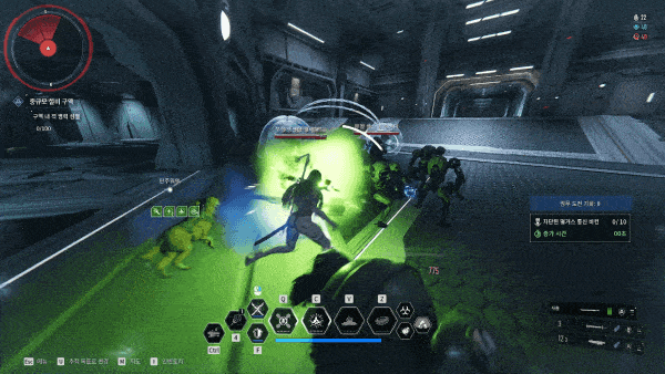 - 빠르고 스타일리시한 전투가 특징인 '그림자'