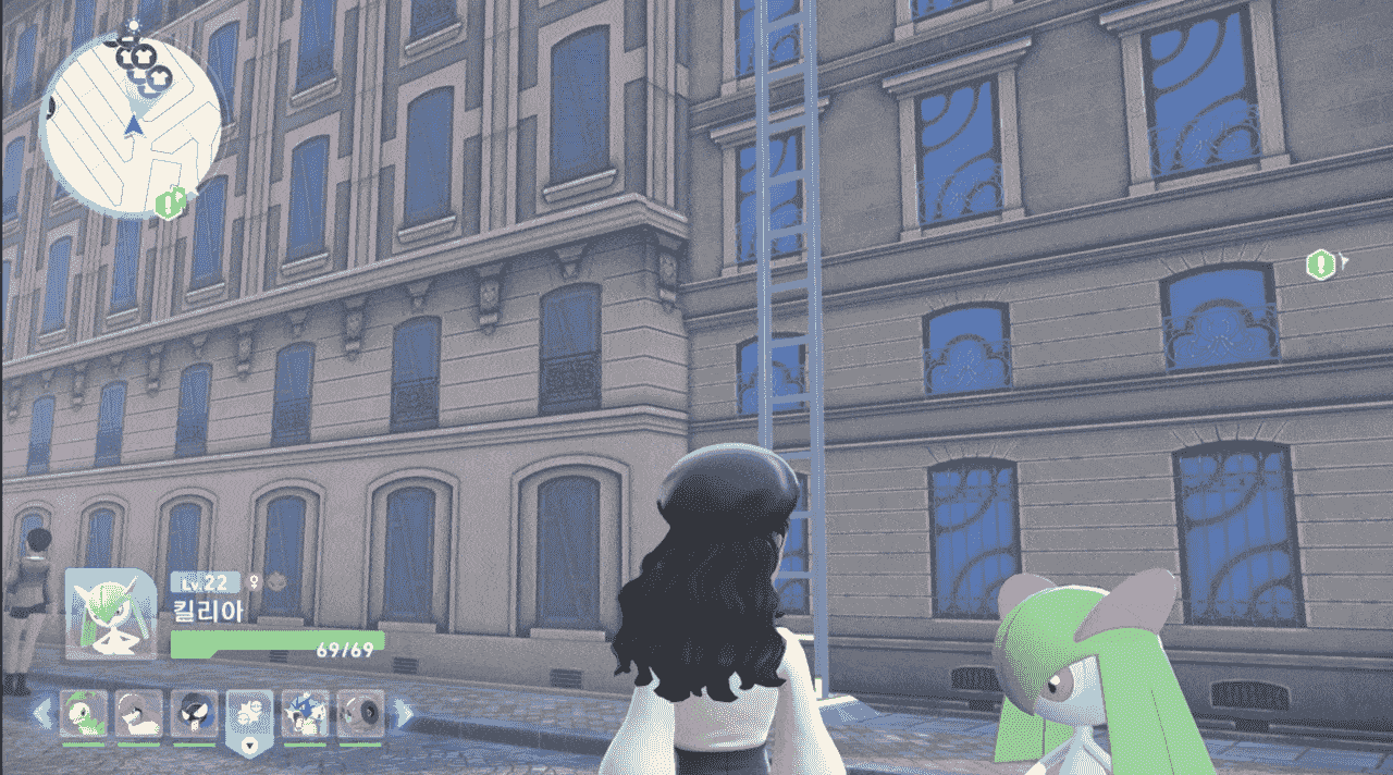 - 다른 두 포켓몬과 달리 간단하게 올라갈 수 있다&nbsp;