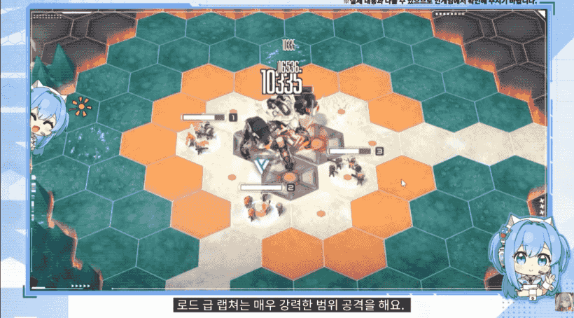 ▲ 전투는 복수의 스쿼드를 동시에 운영하는 탑뷰 형태로 진행된다