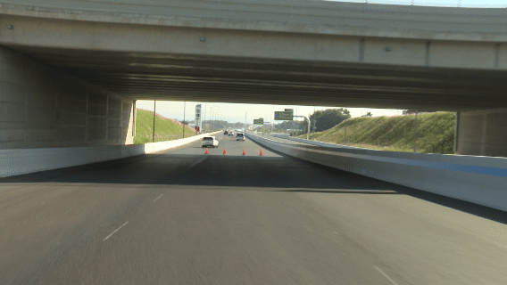 새만금-전주 고속도로 김제 나들목 인근. 전북도 제공