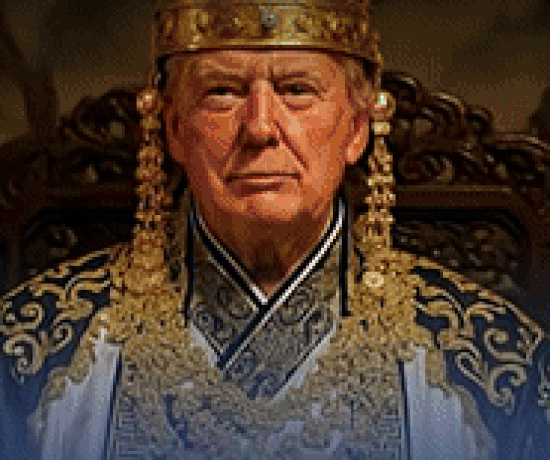 (트럼프 대통령의 권위주의적 행보를 풍자하는 '밈(Meme)' 영상. M유튜브)